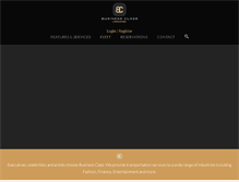 Tablet Screenshot of businessclasslimo.com